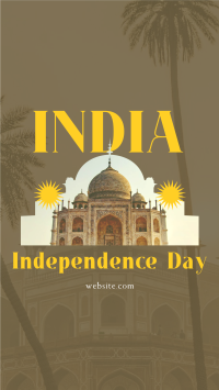 Independence To India Facebook Story