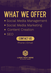 What We Offer Flyer