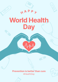 Health Day Hands Poster