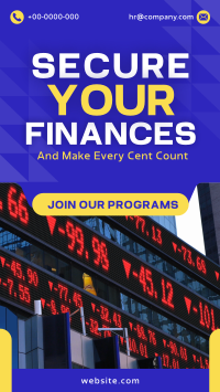 Financial Literacy Program Instagram Story