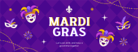 Mardi Gras Masquerade Facebook Cover