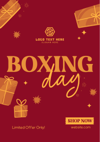 Playful Boxing Day Poster