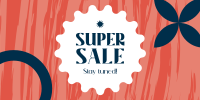 Abstract Beauty Super Sale Twitter Post