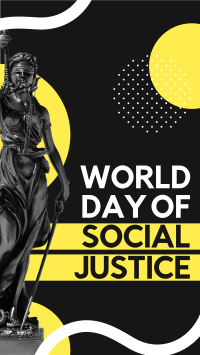 Social Justice World Day Facebook Story