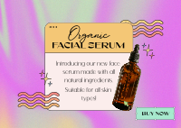 Organic  Skincare Y2K Postcard