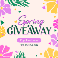 Spring Giveaway Flowers Instagram Post Image Preview