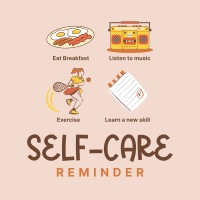 Self-Care Tips Instagram Post Image Preview