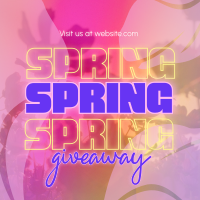 Exclusive Spring Giveaway Linkedin Post