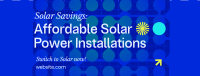 Solar Power Installations Facebook Cover Image Preview