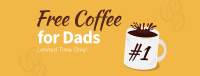 Father's Day Coffee Facebook Cover Design