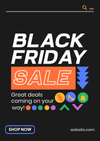 Excited for Black Friday Flyer Image Preview