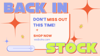 Y2k Back In Stock Animation