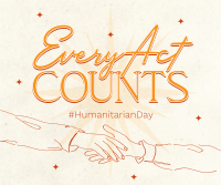 Humanitarian Day Doodles Facebook Post