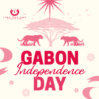 Gabon Independence Day Linkedin Post