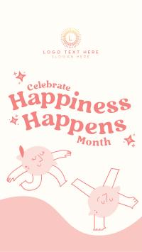 Celebrate Happiness Month Instagram Story