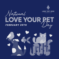 National Love Your Pet Day Linkedin Post