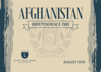 Afghanistan Independence Day Postcard