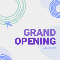 Contemporary Grand Opening Instagram Post