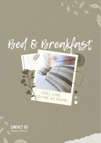 Homey Bed and Breakfast Poster