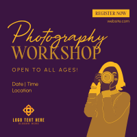 Photography Workshop for All Linkedin Post