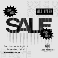 Playful All Week Sale Instagram Post