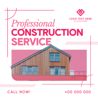 Corporate Construction Service Instagram Post