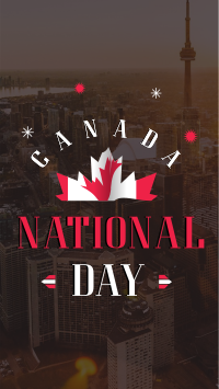 Canada National Day Facebook Story Design