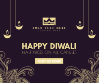 Diwali Candle Sale Facebook Post