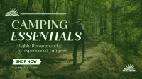 Mountain Hiking Camping Essentials Video