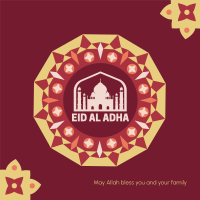 Eid Al Adha Frame Linkedin Post