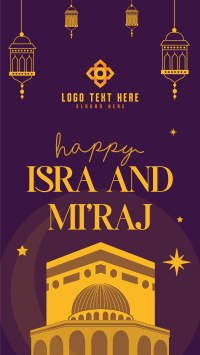 Happy Isra and Mi'raj Facebook Story