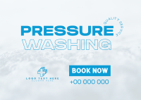 Professional Pressure Wash Postcard