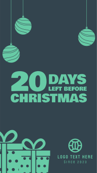 Exciting Christmas Countdown Instagram Story