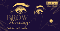 Eyebrow Waxing Service Facebook Ad