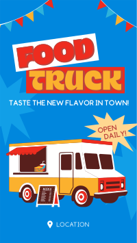 Playful Food Truck Festival Instagram Story