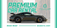 Luxury Car Rental Twitter Post