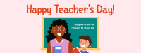 Teachers Event Facebook Cover Image Preview