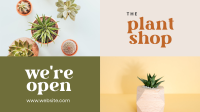 Plant Shop Opening Facebook Event Cover