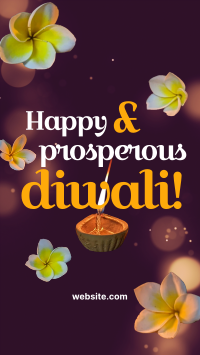 Diwali Flower Instagram Story Design