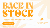 Minimalist Back In Stock Animation
