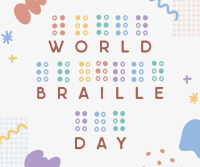 Braille Day Doodle Facebook Post