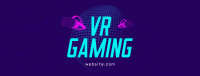 VR Gaming Headset Facebook Cover