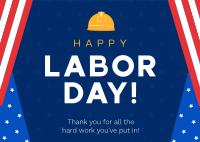 Labor Day Celebration Postcard