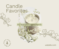 Scented Home Candle  Facebook Post