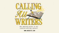 Writing Contest Announcement Animation