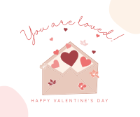 Valentine Envelope Facebook Post