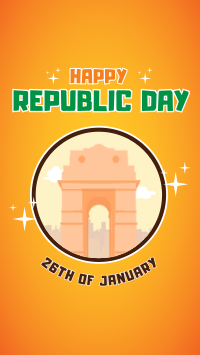 Happy Republic Day Facebook Story