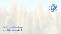 Be Happy By Yourself Zoom Background