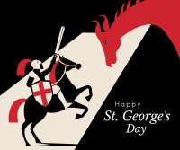 St. George's Day Facebook Post