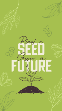 Earth Day Seed Planting Instagram Reel